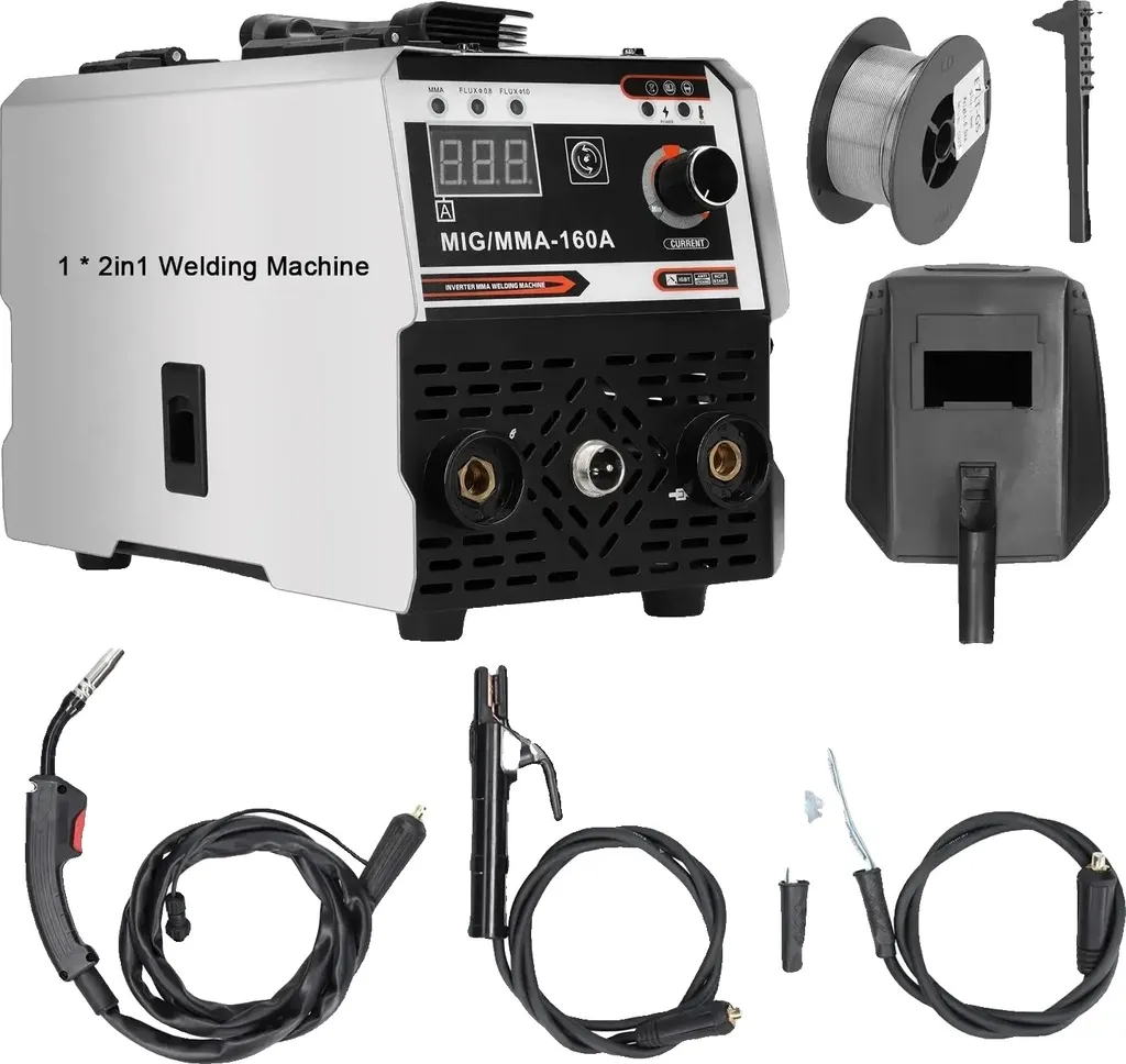 Combiné soudeuse polyvalente MIG et MMA 120A pour atelier de métal