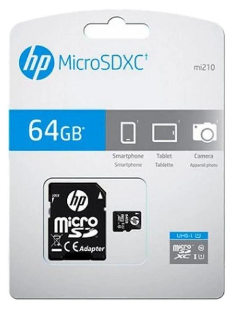 HP SDU64GBXC10HP-EF Speicherkarte 64 GB MicroSDXC UHS-I Produktbild 
