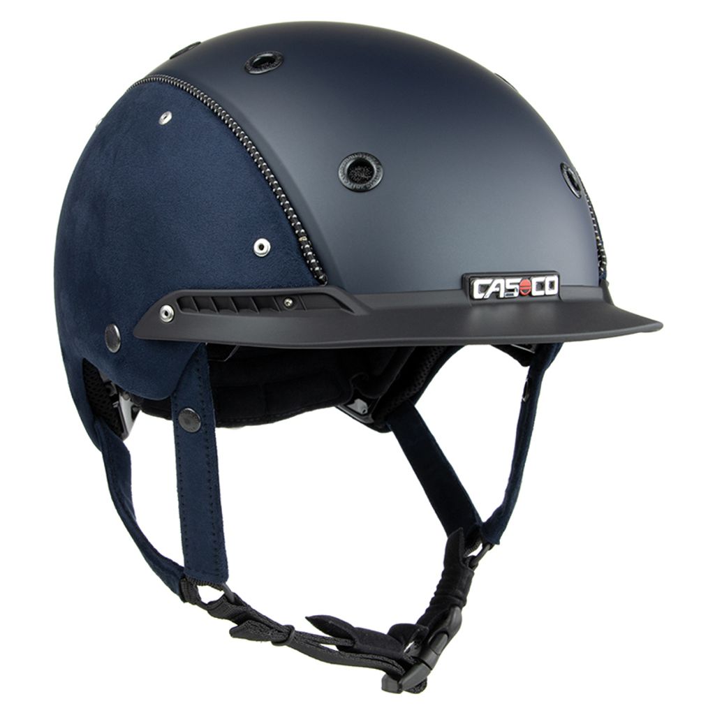 Casco Reithelm Champ-3 Nubuk nachtblau, Größe: S 52-56 cm