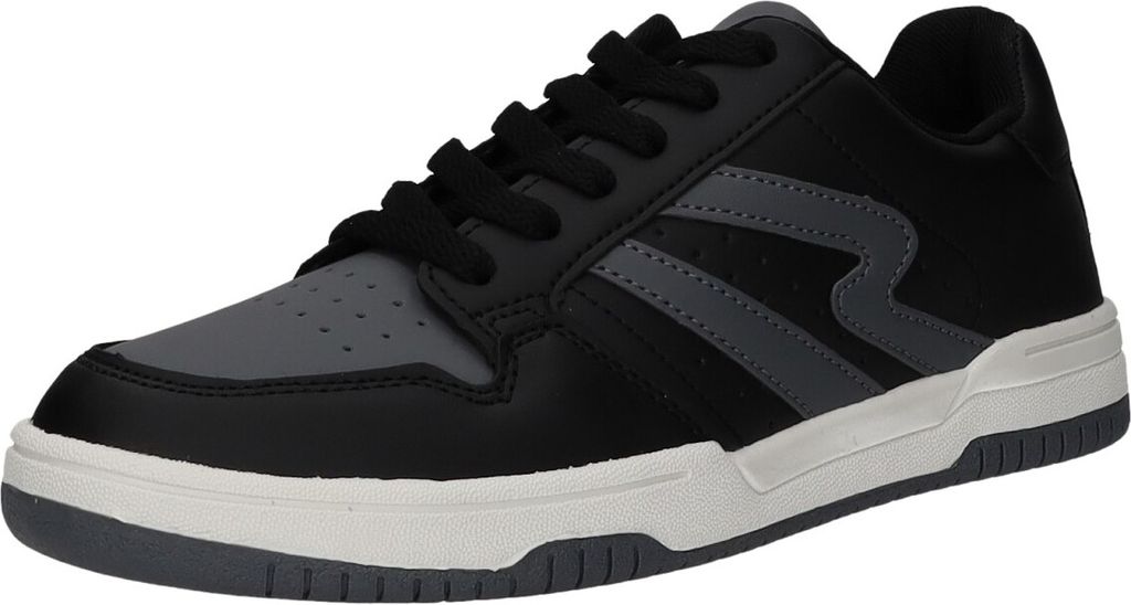 Sneakers Kinder-Jungen-Sneaker Schwarz-Grau, Farbe:schwarz, EU Größe:38