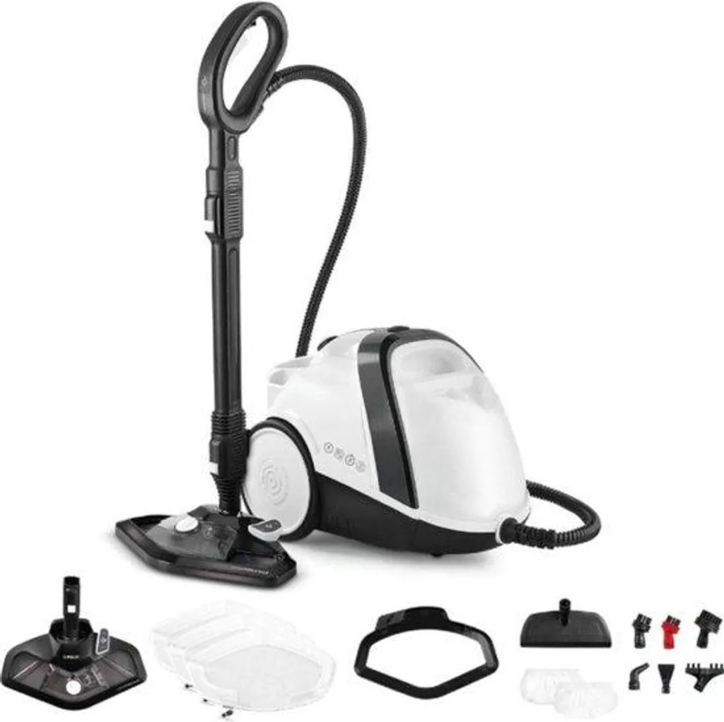 Nettoyeur vapeur sols et tapis multi-surfaces avec kit d'accessoires