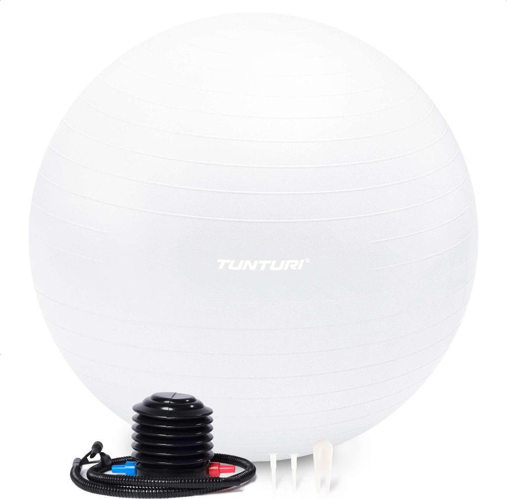 Tunturi Anti Burst Fitnessball mit Pumpe - Yoga-Ball 65 cm Produktbild 