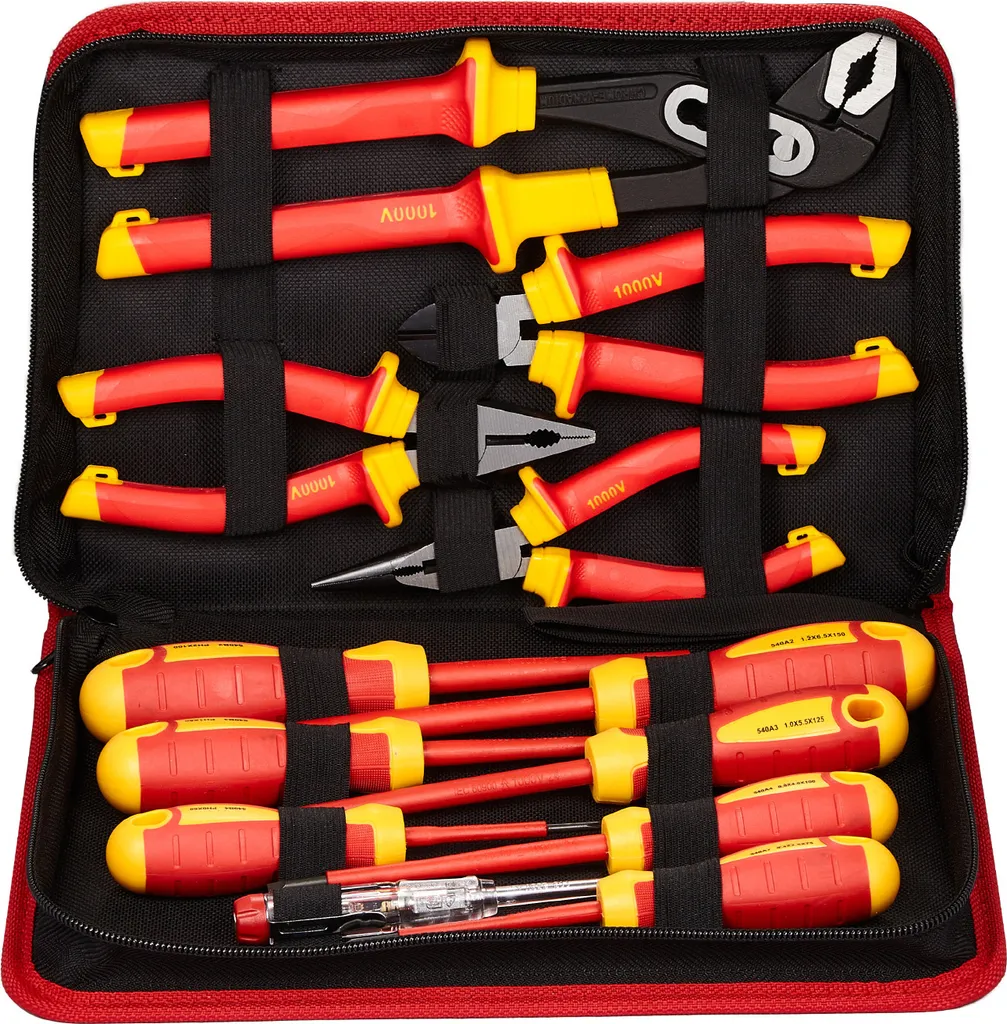 Cacciaviti Isolati 1000V SucceBuy VDE Set 12pz Acciaio CR-V Magnetico