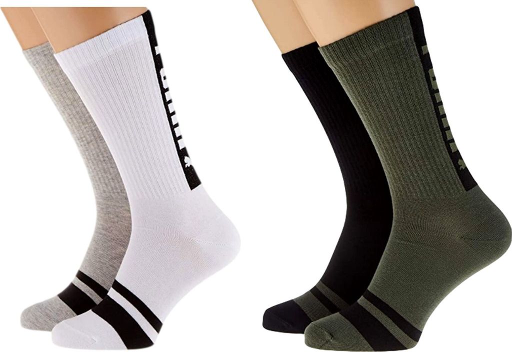 PUMA Herren Socken wadenlang - Farbe: White / Grey 2 Paar Produktbild 