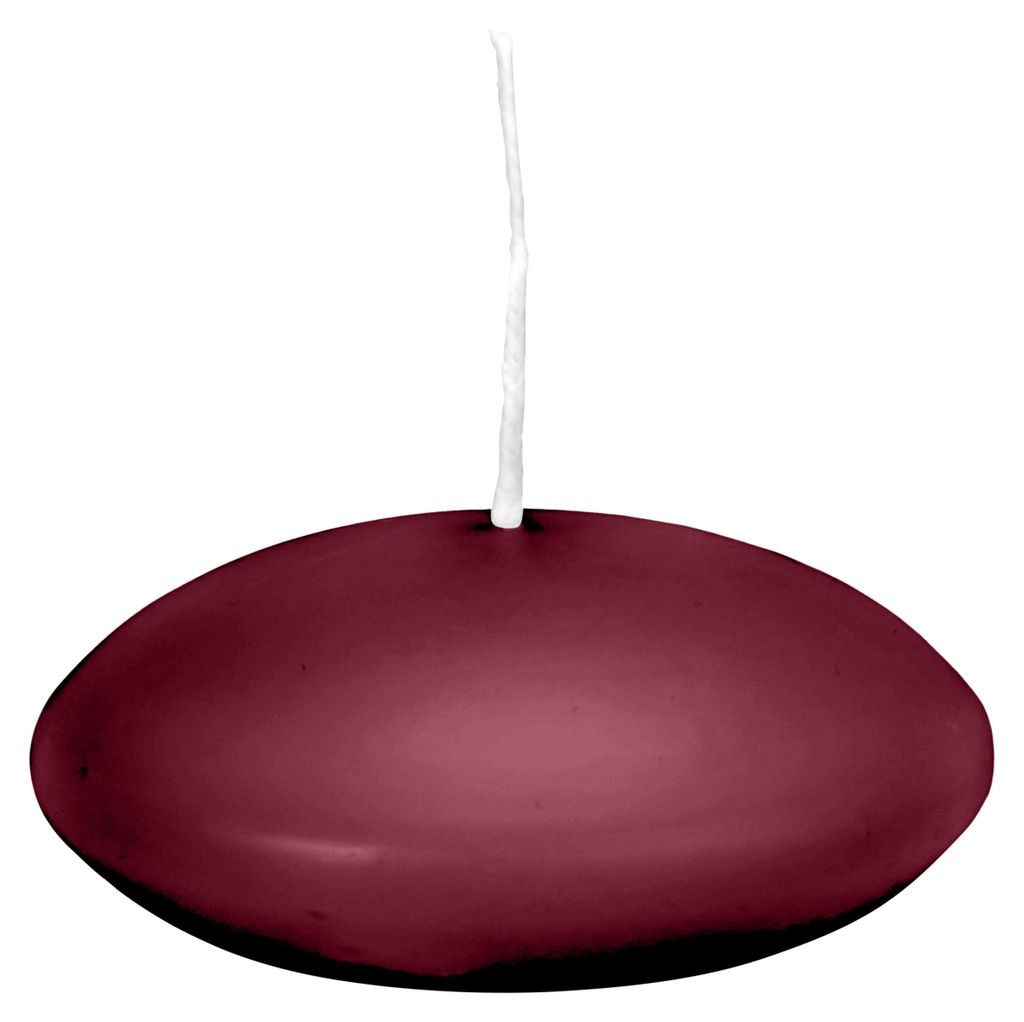 Schwimmkerzen Bordeaux 40 x Ø 80 mm, 8 Stück Produktbild 