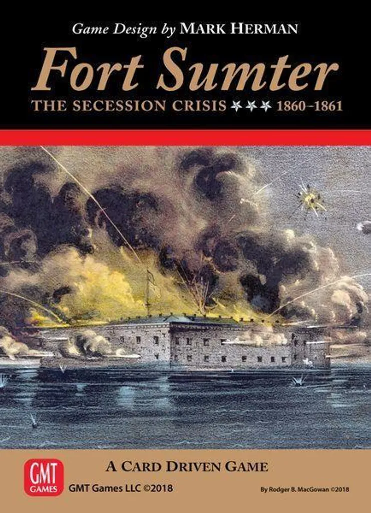 Fort Sumter 1860-61 - Jeu de Cartes Stratégique de la Crise de Sécession