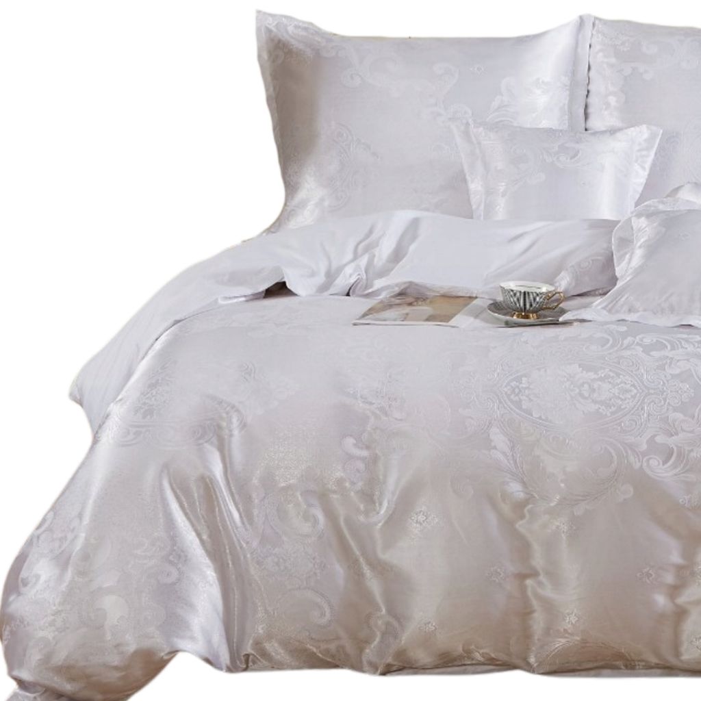 Bettwäsche 220X200, Baumwolle, Satin-Bettwäsche, Kissenbezüge 70X80, Kissenbezüge 40X40