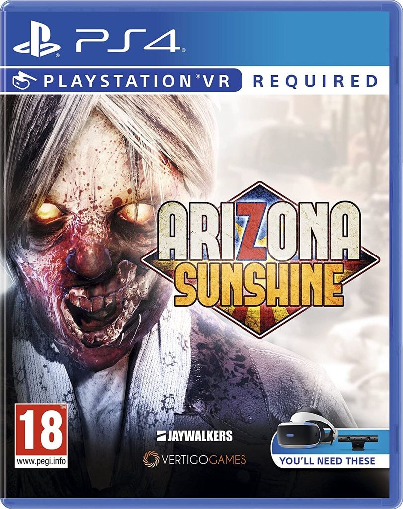 Playstation Games Ps4 Arizona Sunshine Vr Durchsichtig PAL Produktbild 