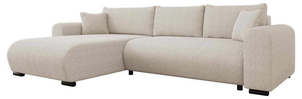 MIRJAN24 Ecksofa Merkos Cord, Wohnzimmer L-Form mit Produktbild 
