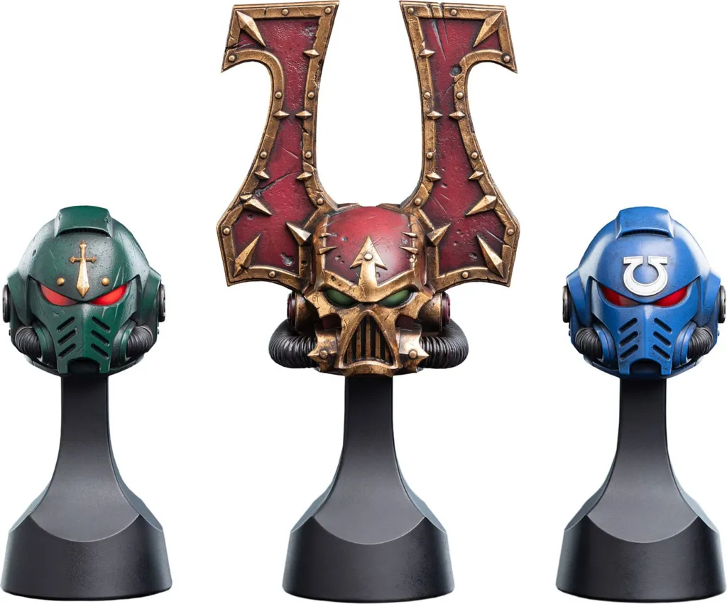 Réplique 1/4 Casque Khorne Berzerker Warhammer 40,000 World Eaters 20cm
