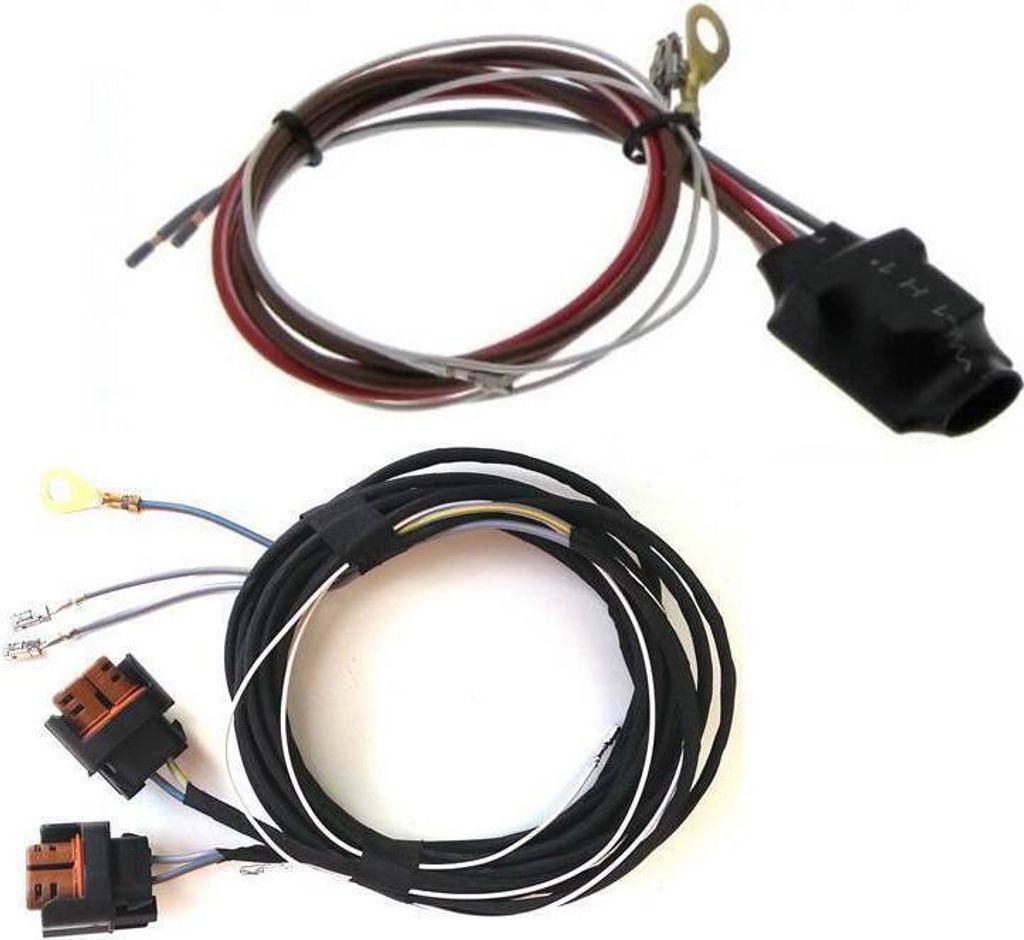 Nebelscheinwerfer Zusatzmodul + Kabel ohne Steuergerät Tausch passend für Tiguan