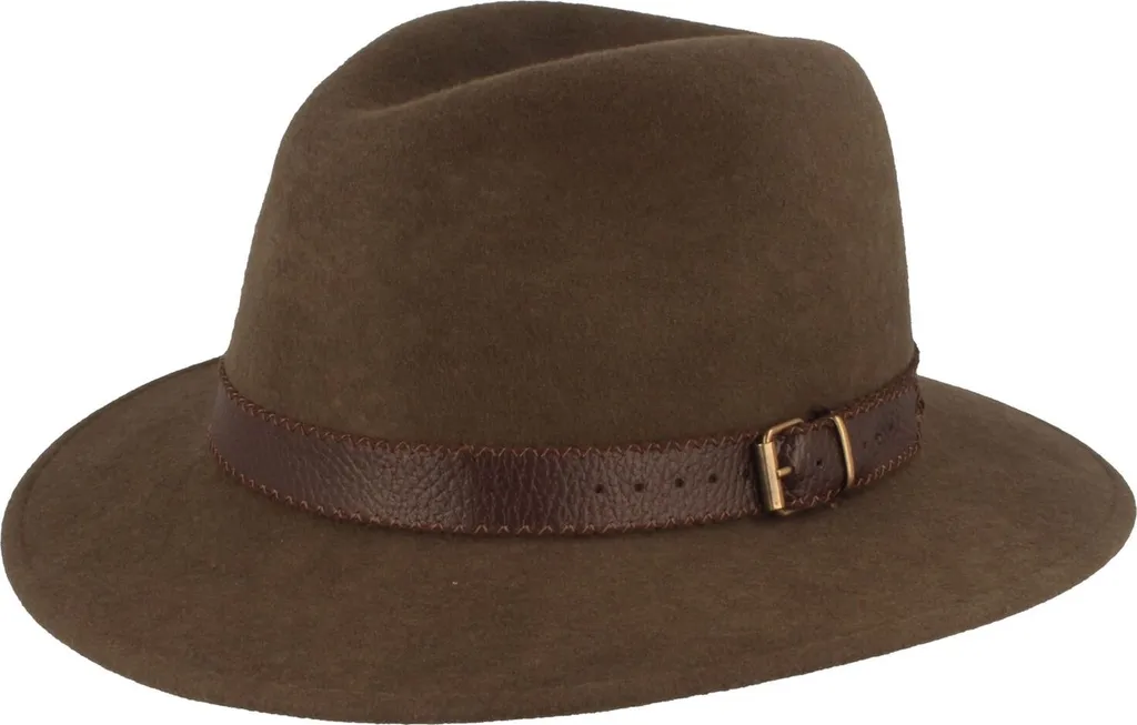 Hut-Breiter Cappello Trekking Pieghevole Impermeabile in Lana 100%