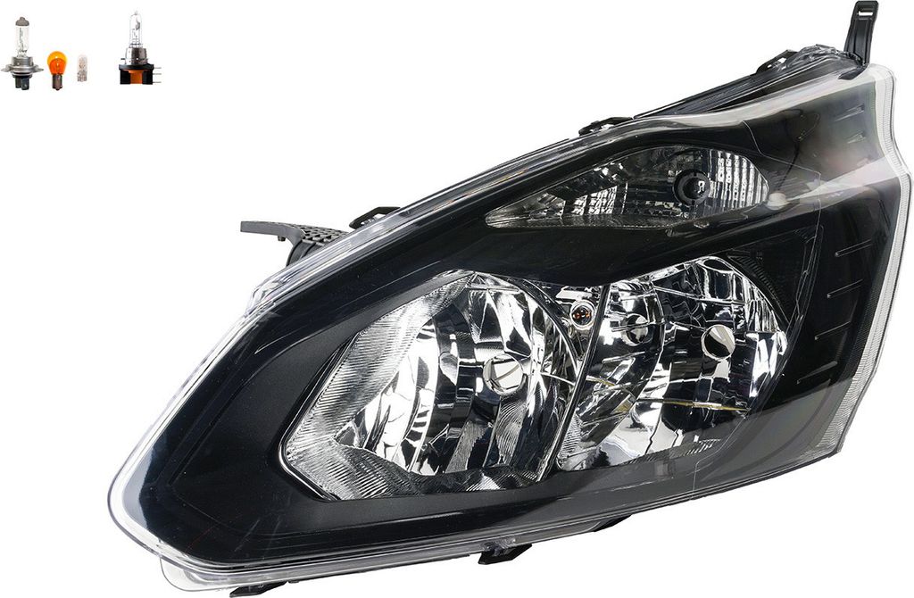 Johns, Scheinwerfer Halogen passend für Ford Transit Custom 12 12-17 Links Leuchtmittel 1801822 1778045 1779196 1783380 1818129 1866476 BK2113W030...