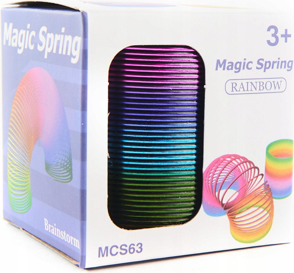 Bunte Magische Spirale 6cm - Kleiner Treppenläufer & Antistress Spielzeug