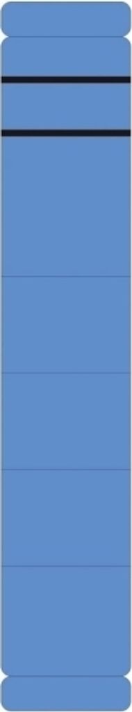 Ordnerrückenschilder 39x192mm selbstklebend blau VE=10 Produktbild 