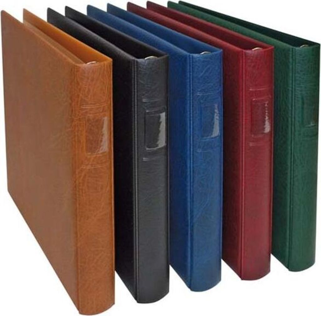 Lindner 1104 - W Ringbinder Regular -weinrot Produktbild 