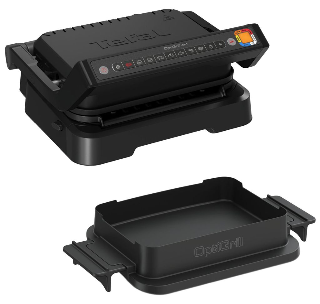 Tefal OptiGrill 4in1 GC7748, Čierna, Kov, Obdĺžnikový, Obrázok produktu 