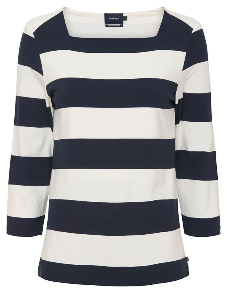 Sea Ranch Damen Shirt Piper mit Streifen und 3/4-Arm - Produktbild 