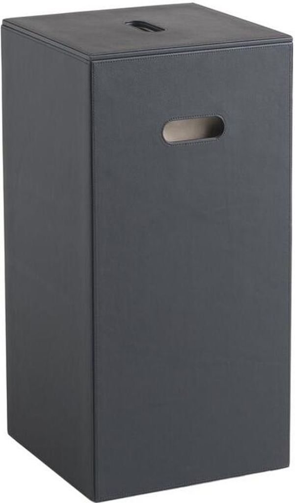 Cesto per biancheria LUXURY 30x61,8x30cm, nero Immagine del prodotto 