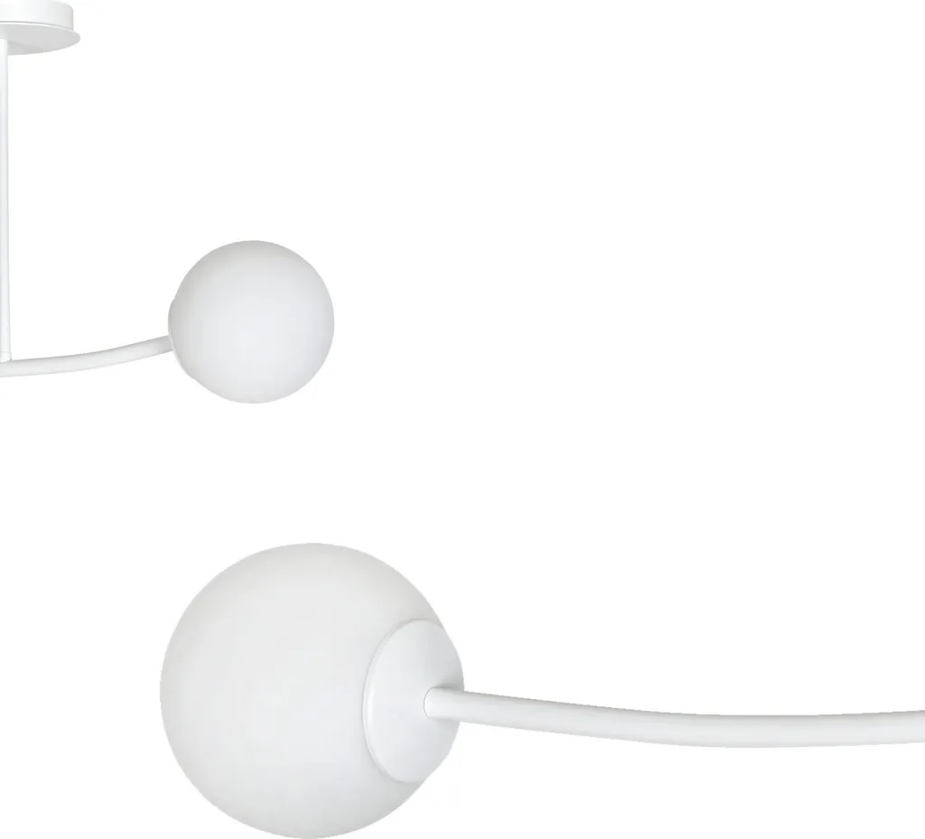 Plafonnier Blanc pour Plafond Bas E14 HALLDOR 2 Emibig 1025/2 Compact - 7