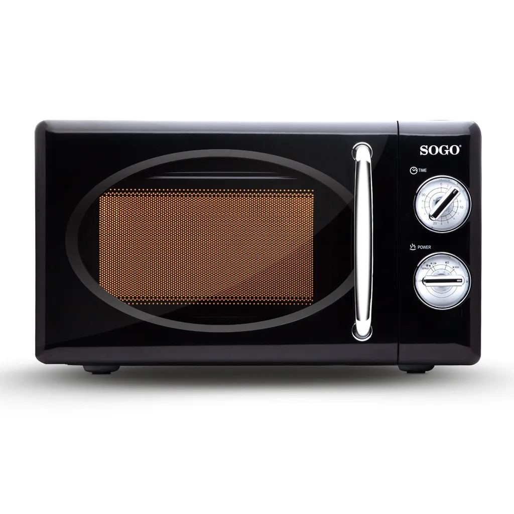 Micro-ondes Compact SOGO : Décongélation Rapide et Design Vintage