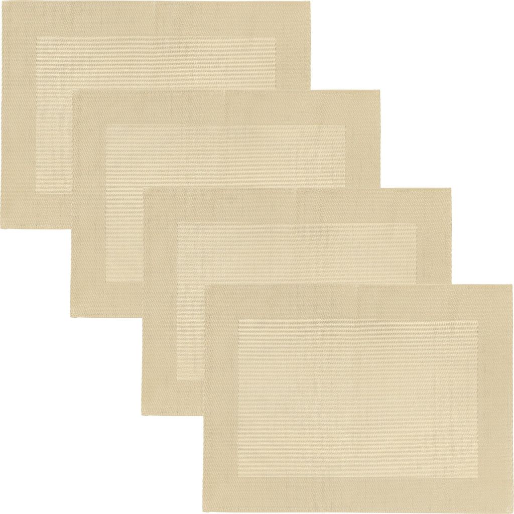 Erwin Müller Tischset Lissabon" 4er-Pack beige 33x45 cm"