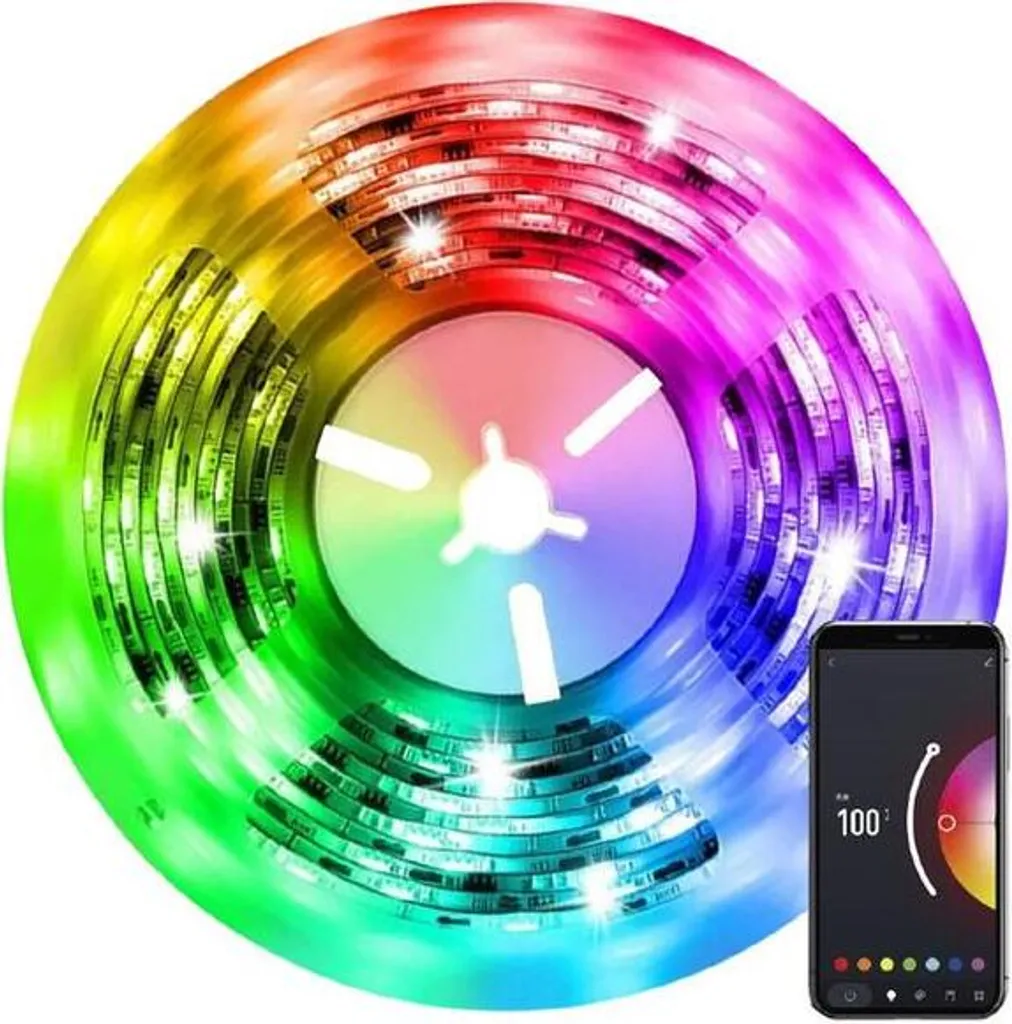 IMMAX NEO Smart 3 m, RGB + CCT, colore + dimmerabile, Zigbee, TUYA, MUSICA