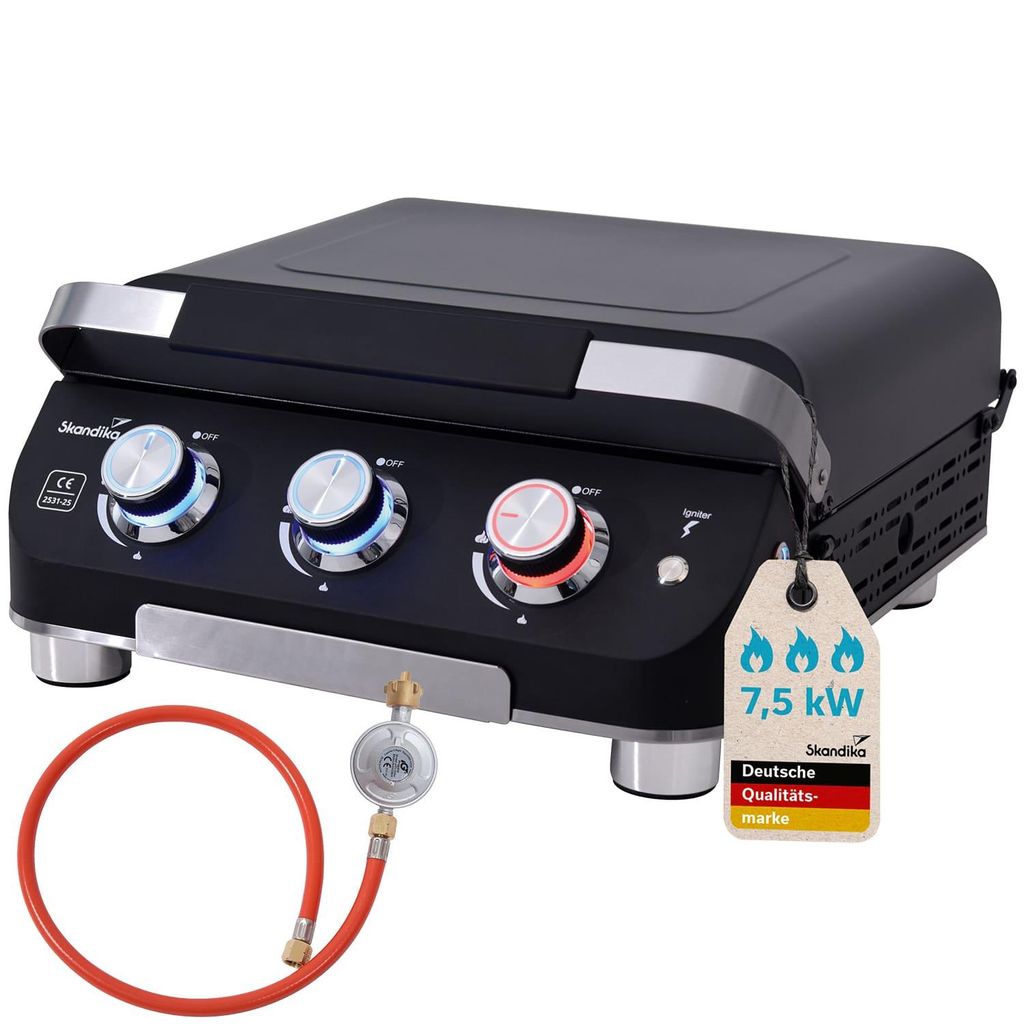 Skandika Plancha Grill Palo 3-Brenner Plus| Gasplancha Produktbild 