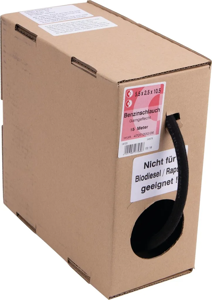 Tubo Carburante Professionale Dresselhaus 15m lana DIN 73379-B