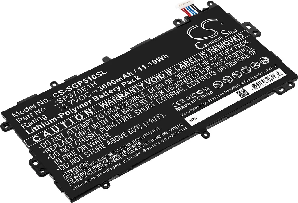 Batteria TECHTEK SP3770E1H 4600mAh per Galaxy Note 8.0 GT-N5100 N5110