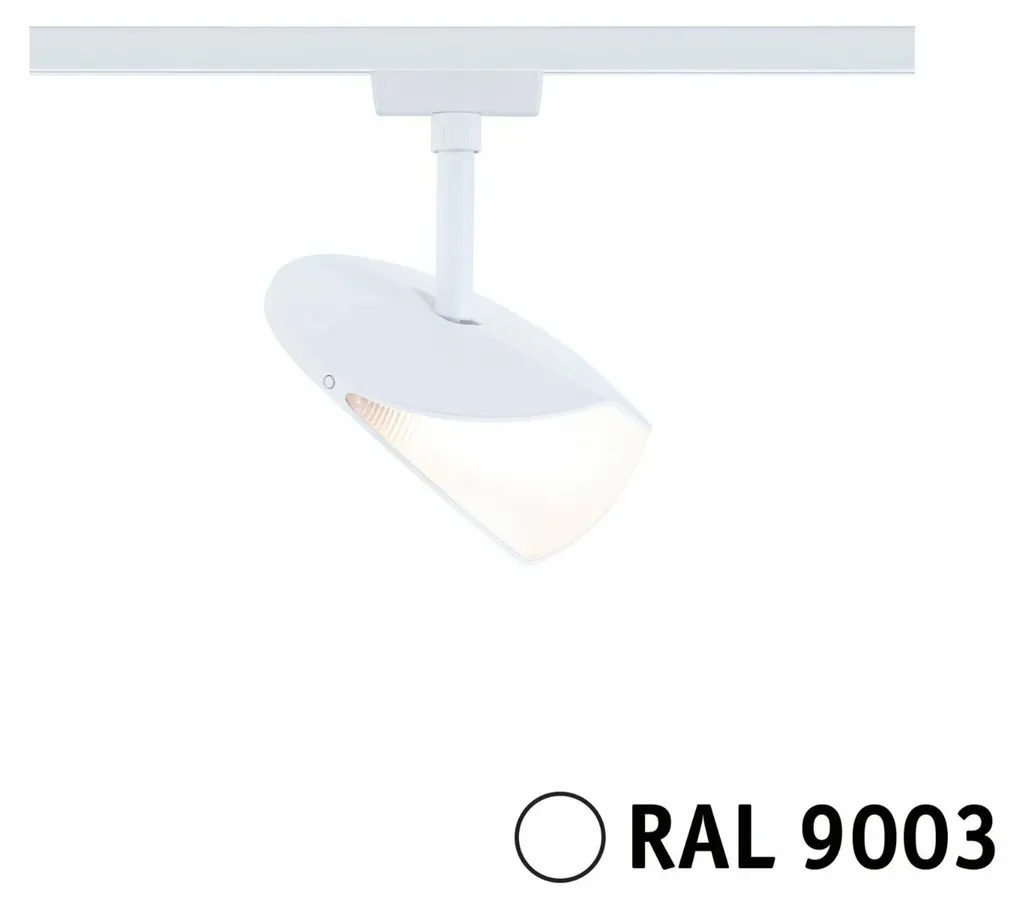 Paulmann Alejandro Spot pour Rail LED 10W 800lm Blanc pour Système Rail