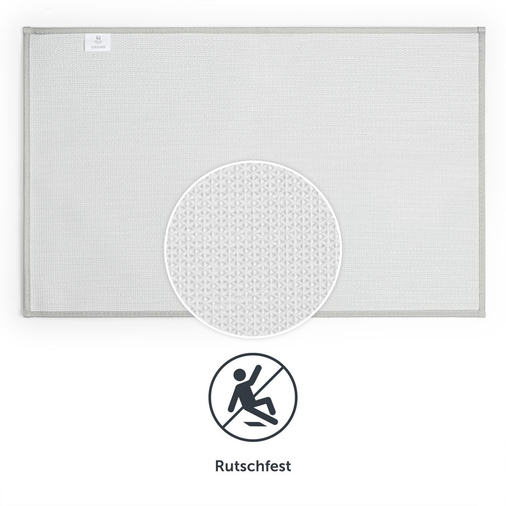 Blumtal Badezimmerteppich rutschfest -  er Badvorleger, Produktbild 6