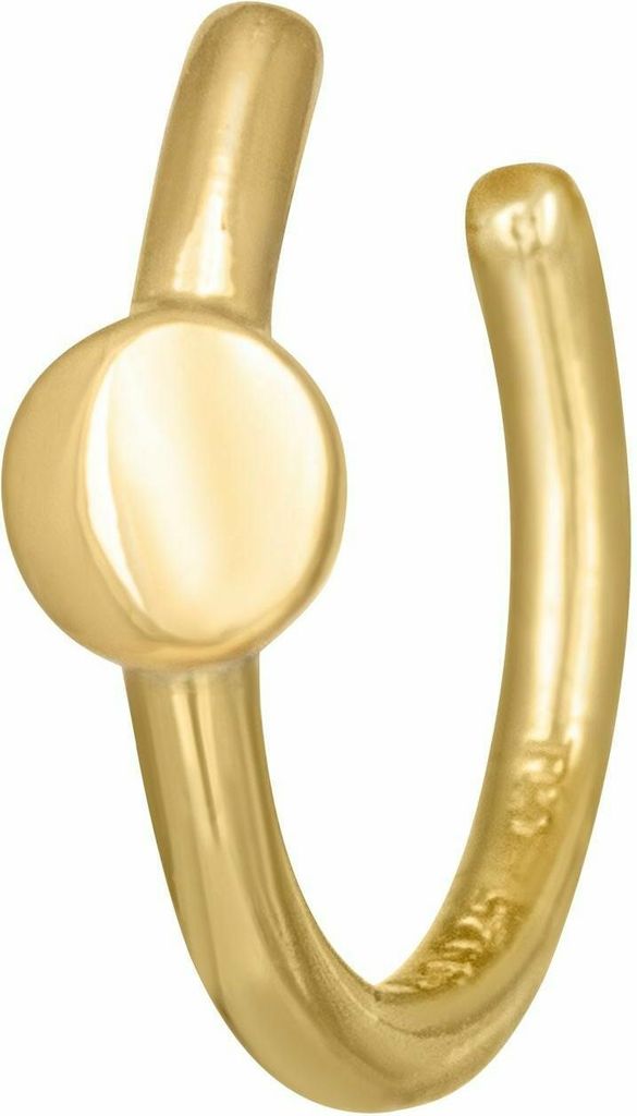 cai Ear Cuff 925/- Sterling Silber 0,9cm gelb ohne Stein 274220127