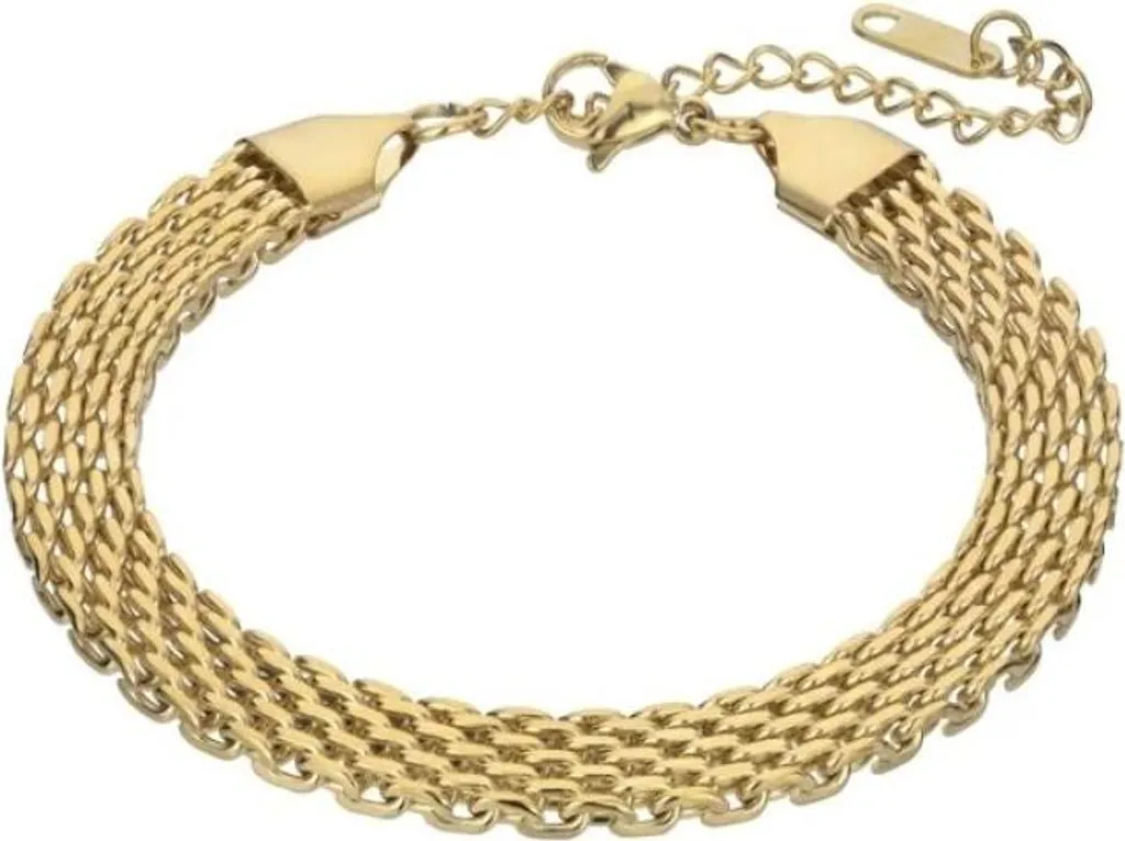 Bracelet plaqué or brillant Camille résistant à l'eau MCB23054G