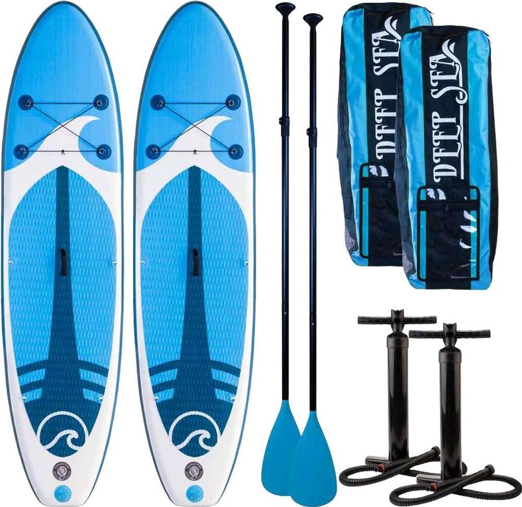 Deep Sea 2 x SUP Board Set Kajak Pro 300cm