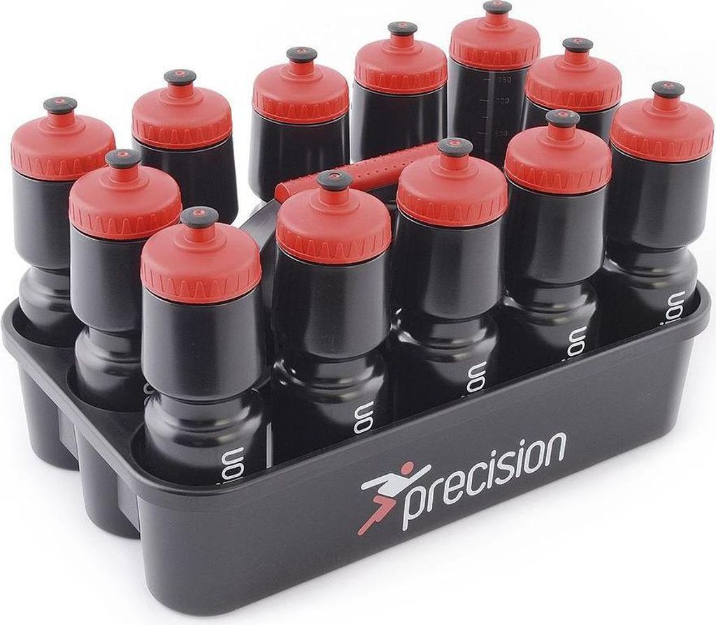 Precision Trinkflaschenhalter Sport 12 Wasserflaschen - Kunststoff - Schwarz