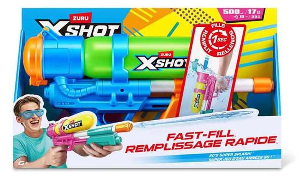 Wasserpistole Zuru X-Shot Retro 80's Super Splash 22 X 40 X 7,6 CM