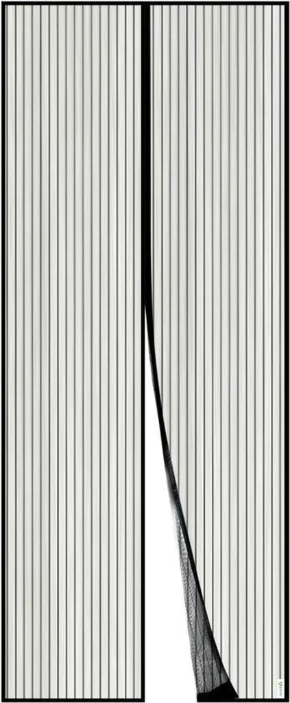 Moustiquaire Aimantée pour Porte - Ventilation Naturelle sans Insectes