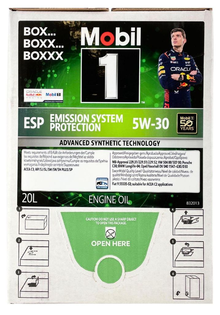 Mobil 1 ESP 5W-30 20 Liter BAG-IN Box (157797) Produktbild 