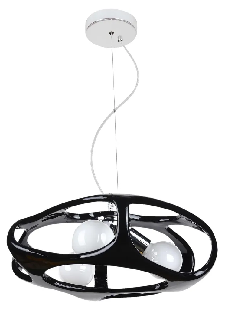 Lustre salon moderne 3 ampoules Amano Lampex, fini les pièces sombres IP20