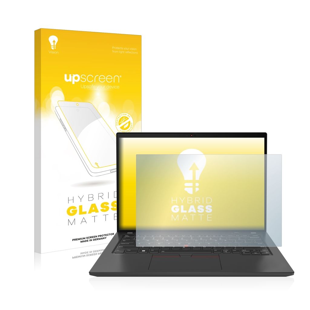 upscreen Entspiegelungs Schutzglas für Lenovo ThinkPad T14 Gen 3 Schutzfolie Panzer Folie Glas Display Schutz matt
