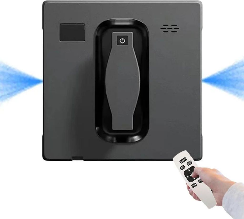 Fensterreinigungsroboter 800W - Automatischer Fensterputzroboter - 3200Pa Saugkraft - Doppelter Wasserstrahl - App- & Fernbedienung - 220–240V EU...