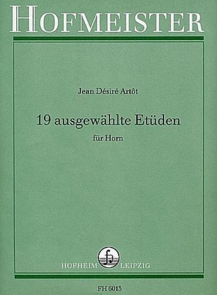 19 ausgewählte Etüden für Horn