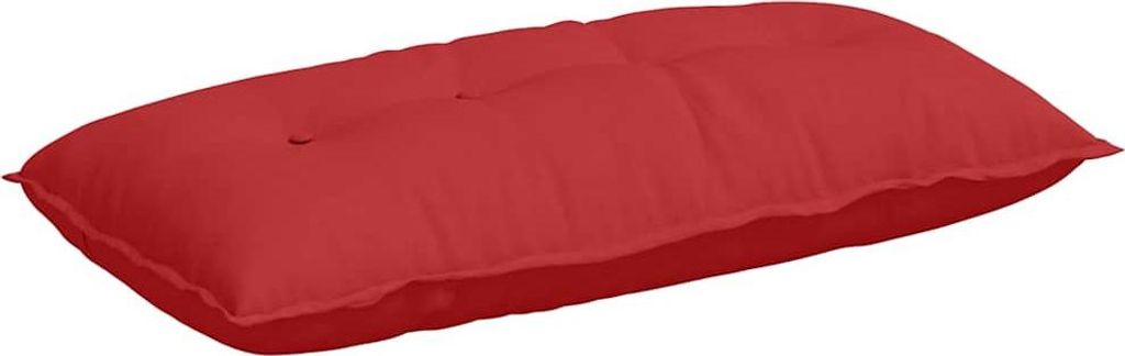 vidaXL Poduszka na plecy czerwona 100 x 19 x 50 cm tkanina Zdjęcie produktu 