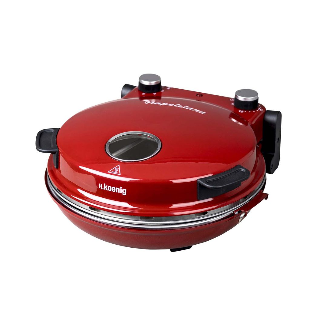 Pizzaofen mit 32-cm-Backblech – Temperatur bis zu 350 °C – Produktbild 