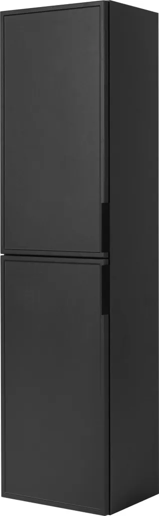 Armoire de salle de bains étroite 27 cm grise pour ranger tout l'espace