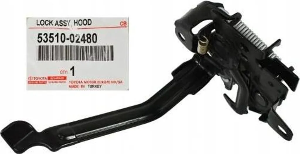 Fixation de capot Toyota Auris 53510-02480 pour rénovation carrosserie