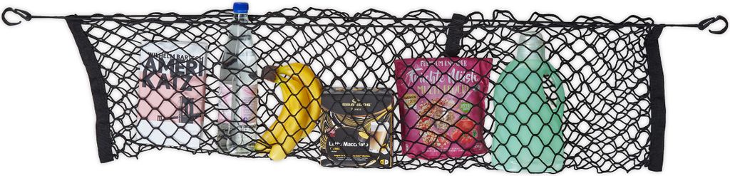 Rete portaoggetti per auto Relaxdays, rete elastica, Immagine del prodotto 