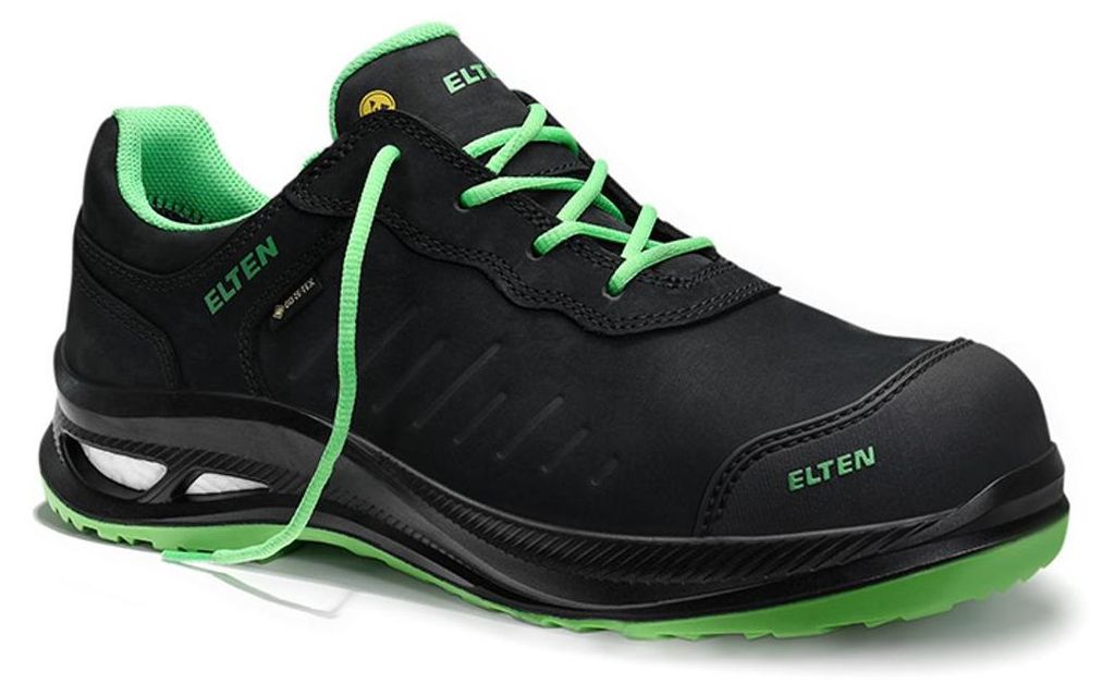 Sicherheitshalbschuh STEWART XXG Pro GTX black-green Low ESD S3, Gr. 47 ELTEN 728661