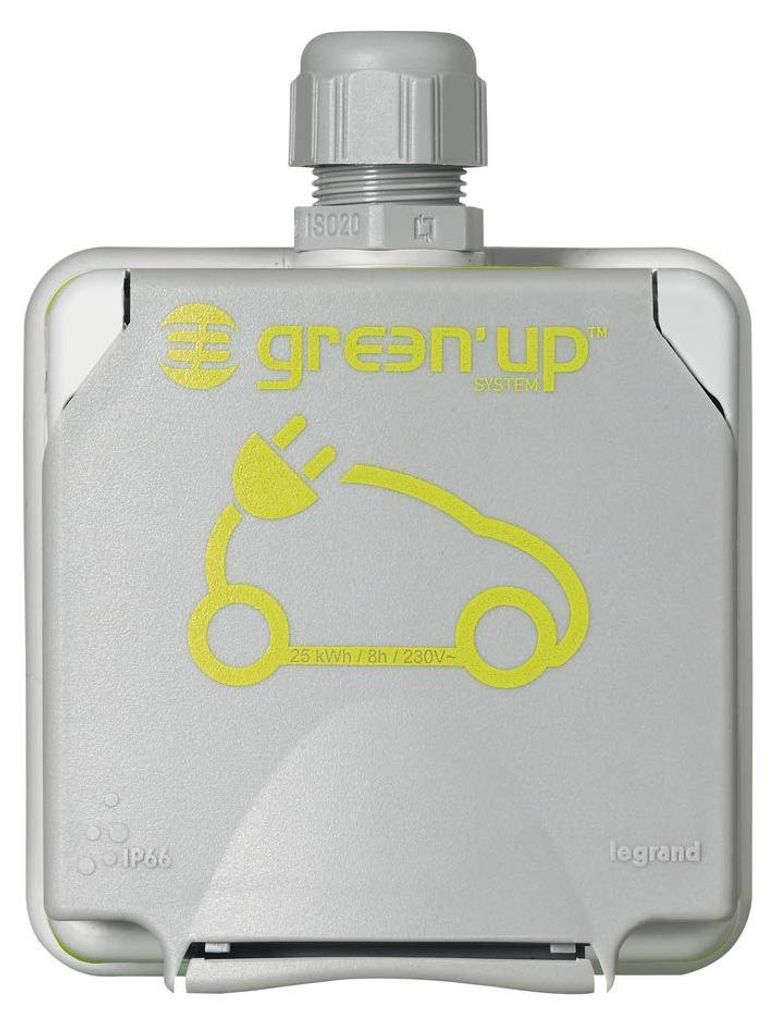 Legrand Green Up stopcontact, AP, Plexo66, IP44/IK08, 1 Productafbeelding 